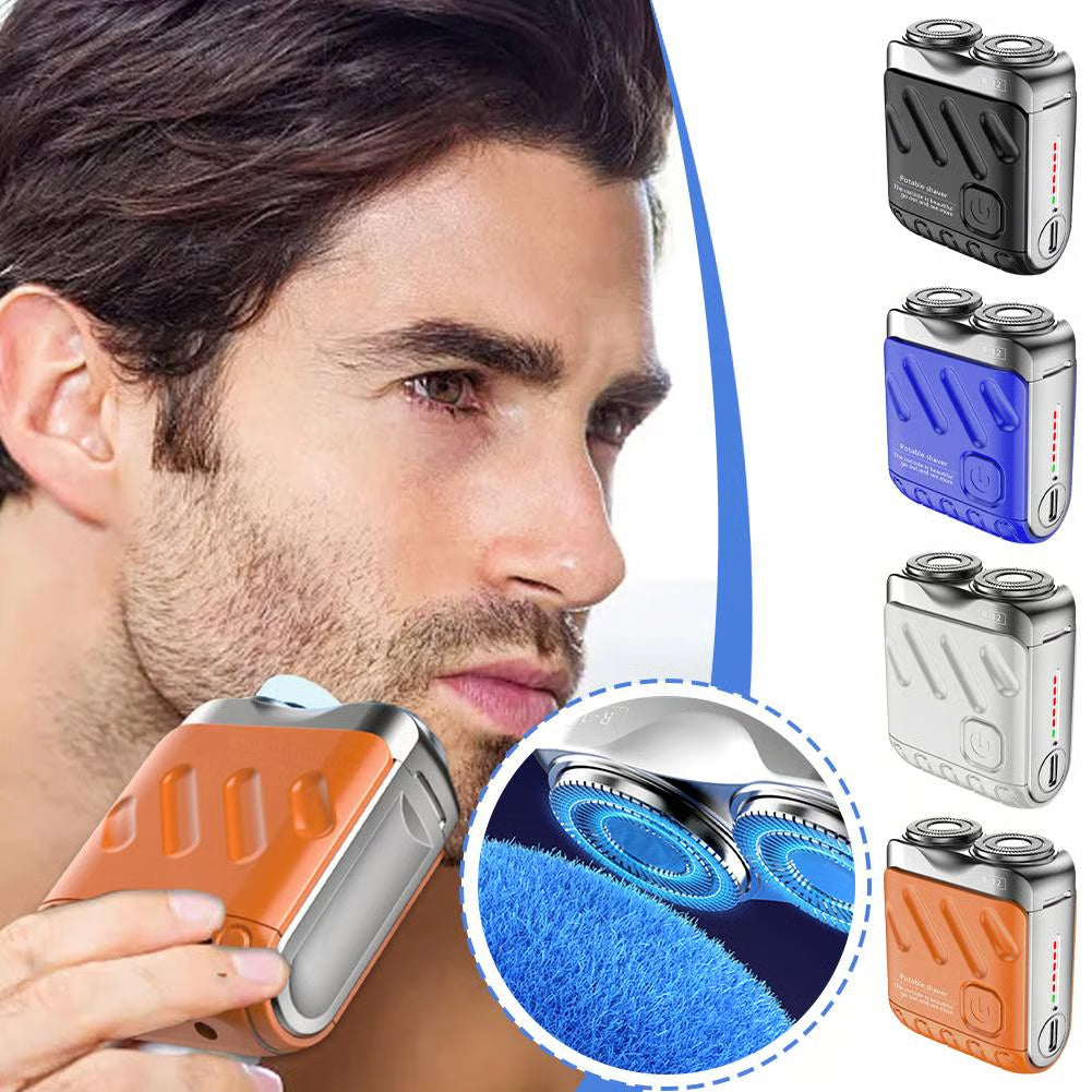 Dual‑Ring Electric Rotary Shaver